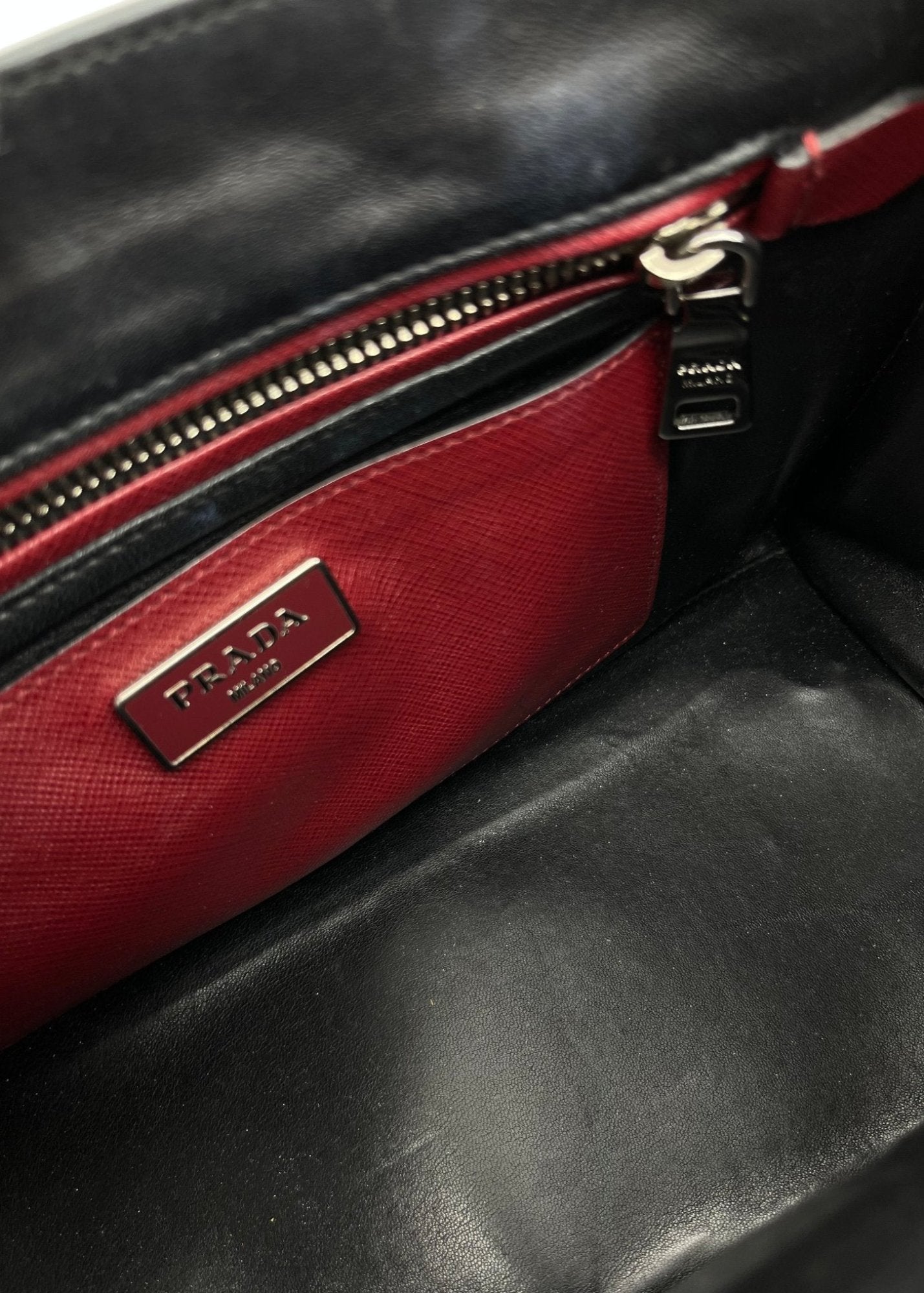 Borsa Prada Sound Limited Edition Saffiano Bourdeaux