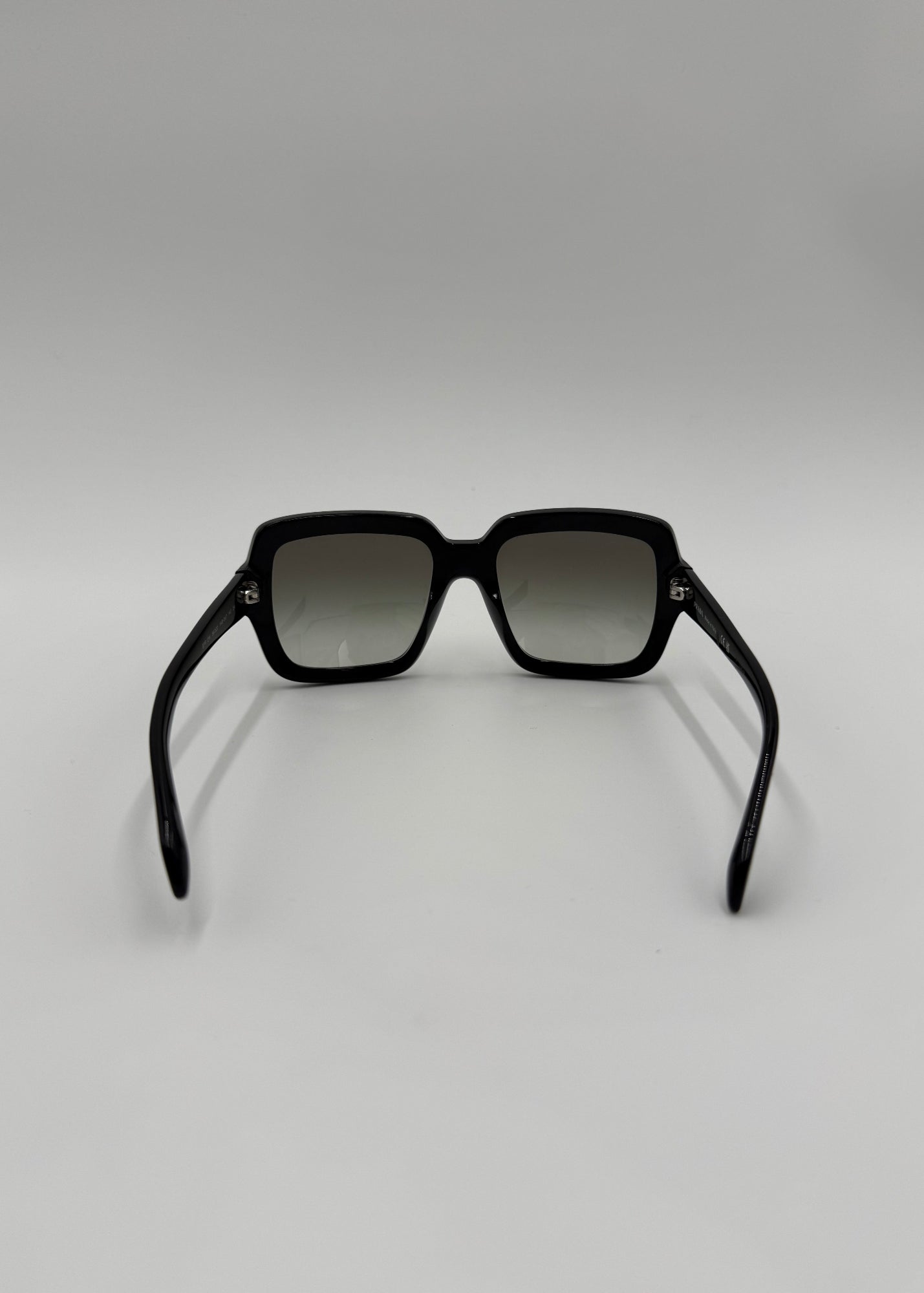 Prada Occhiali da Sole Oversize Squadrati Neri