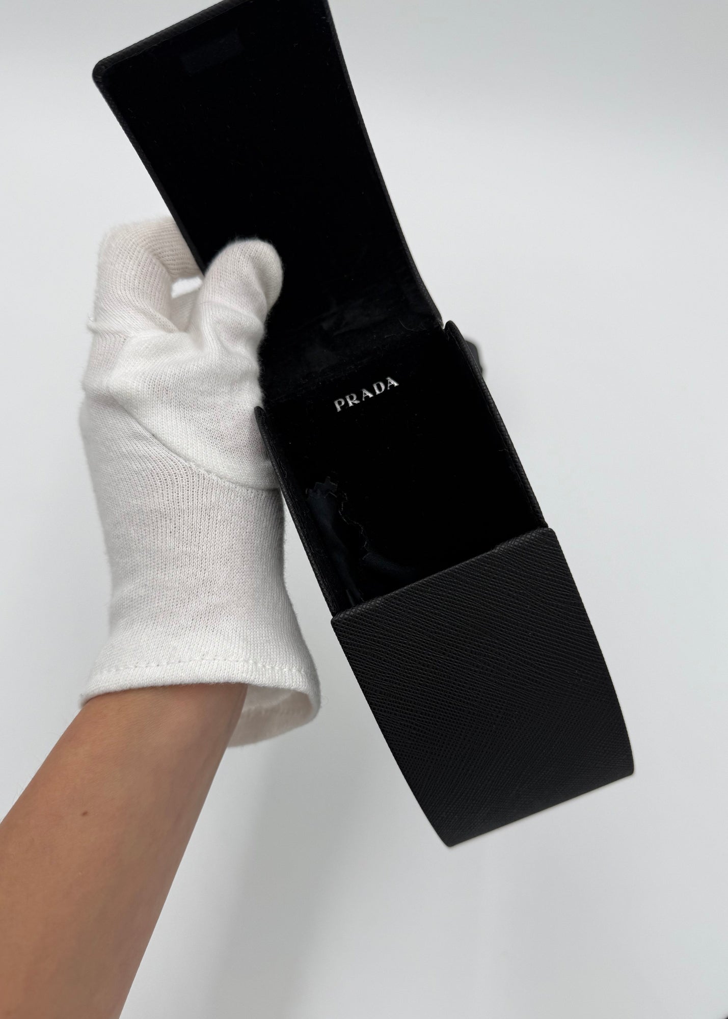 Prada Occhiali da Sole Oversize Squadrati Neri