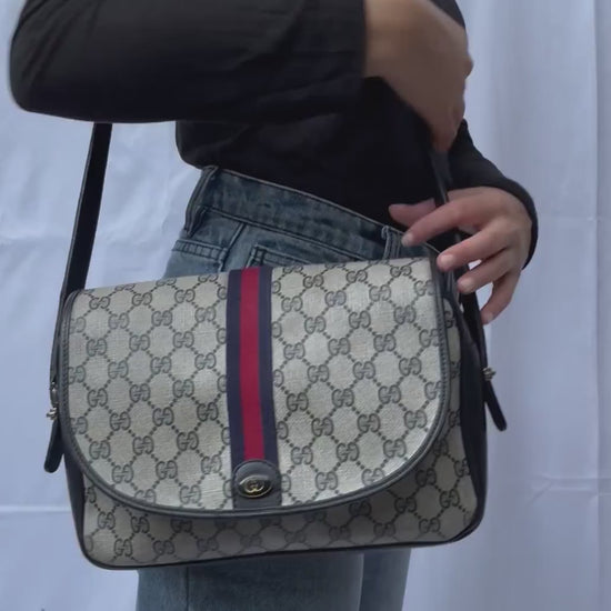 Borsa Gucci Ophidia GG Supreme con Tracolla