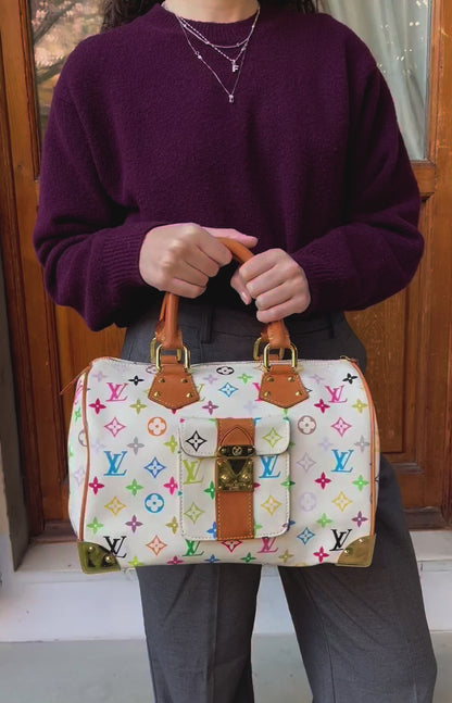 Louis Vuitton X Murakami Borsa Speedy 30 Vintage