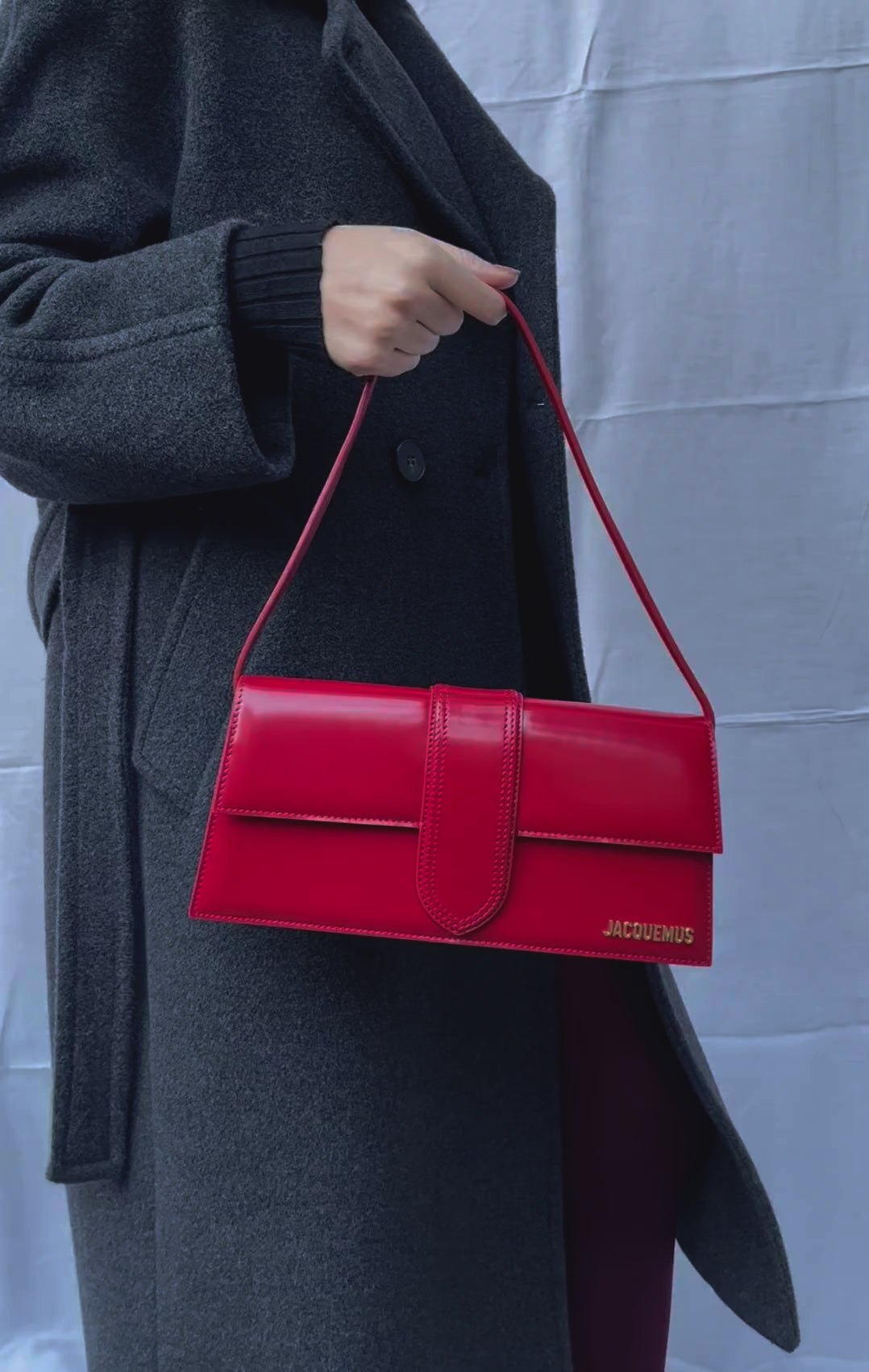 Jacquemus Borsa Le Bambino Long Rossa