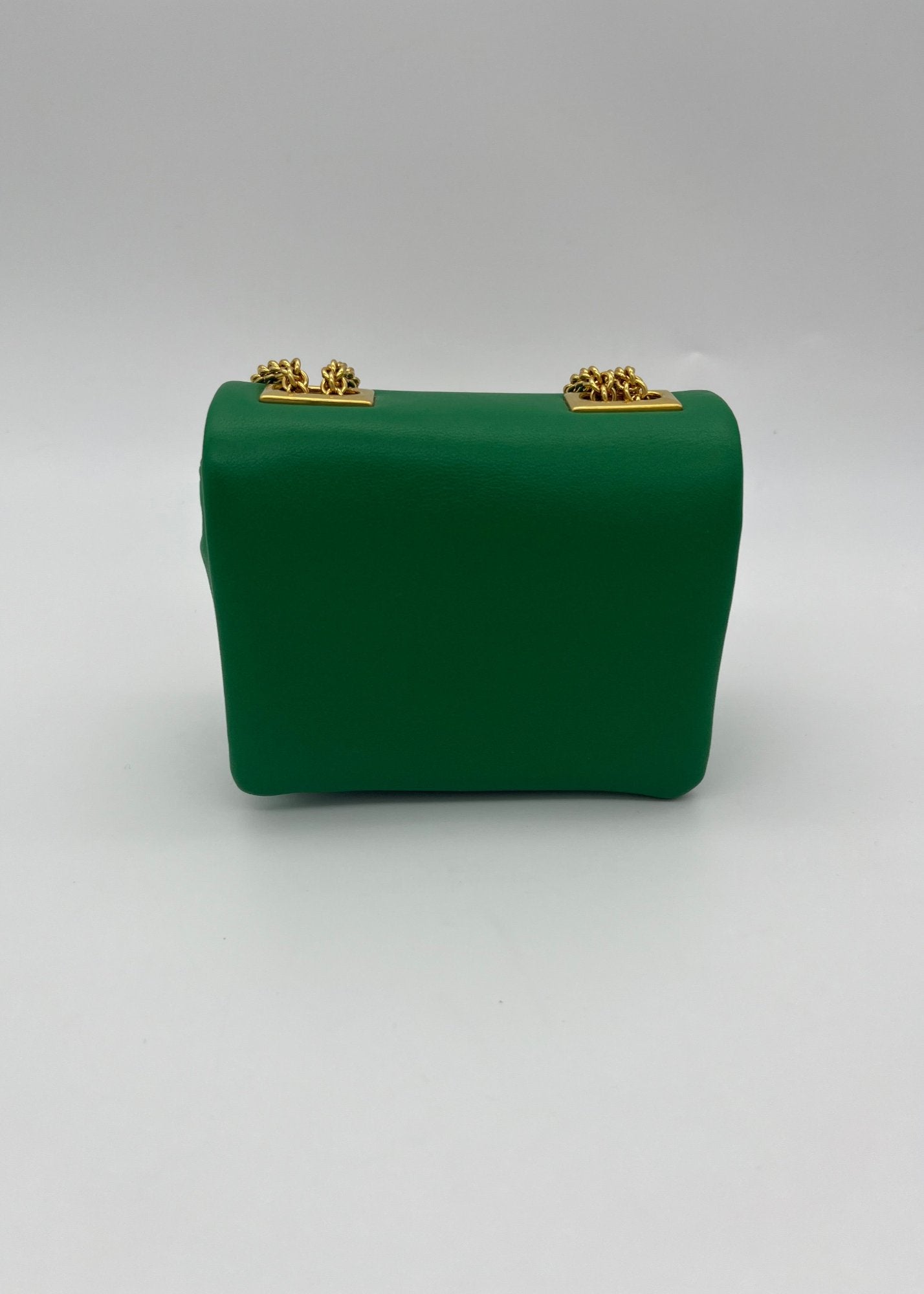 Valentino Garavani Borsa One Stud in Pelle Micro Verde